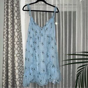Abercrombie & Fitch Light Blue baby doll dress